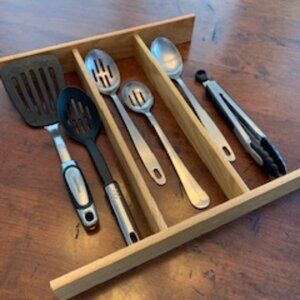 Solid Wood Drawer Divider